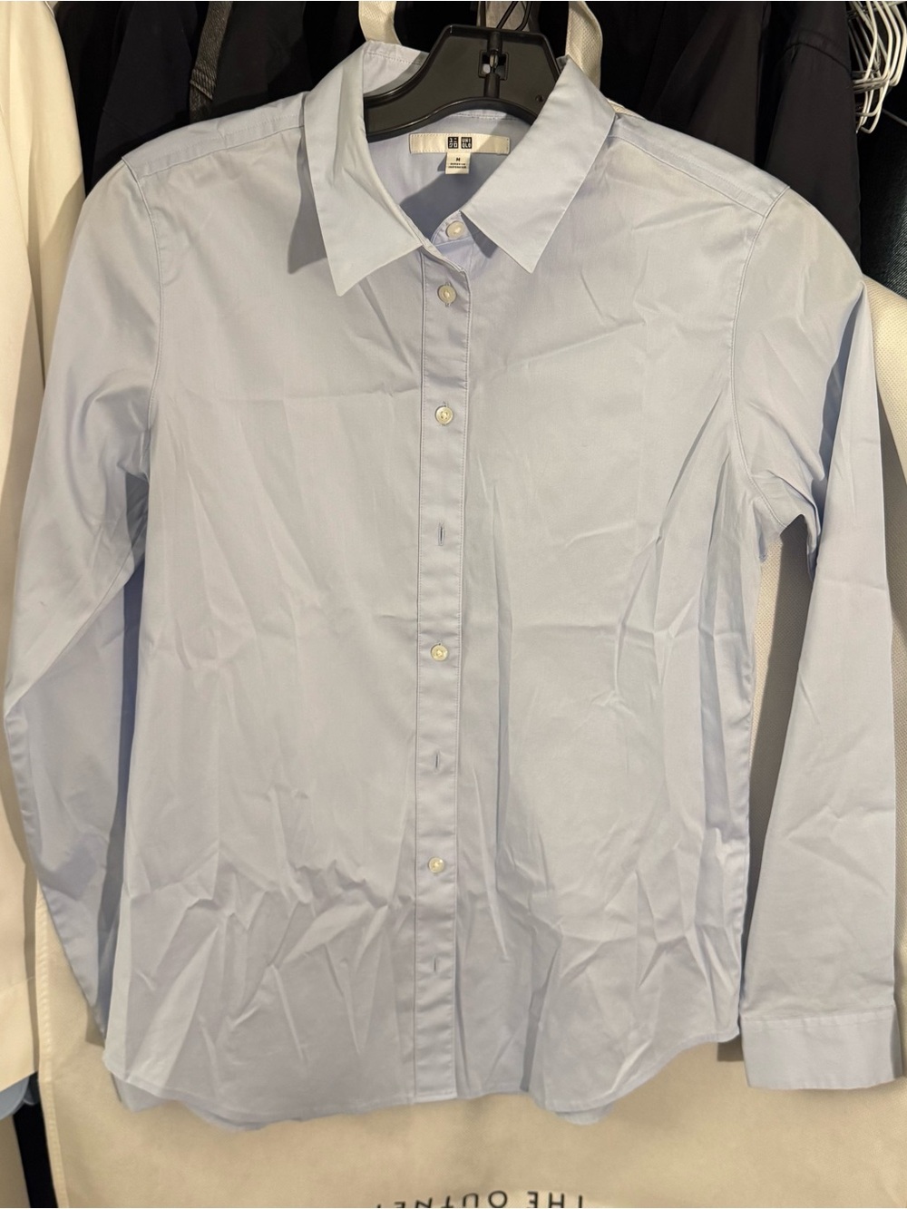 Uniqlo Light Blue Button-Down Shirt